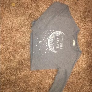 Long sleeve crop top